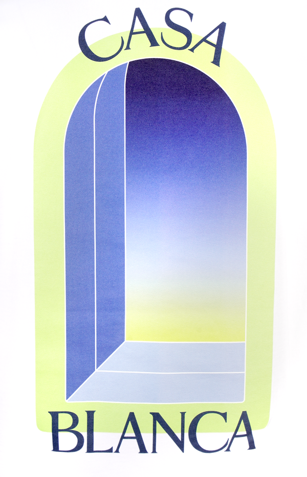 White & Lime Arches Short Sleeve T‑Shirt