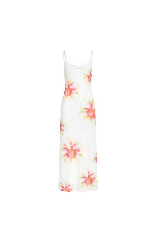 Glitch Orchid Soft Ribbed Maxi Dress