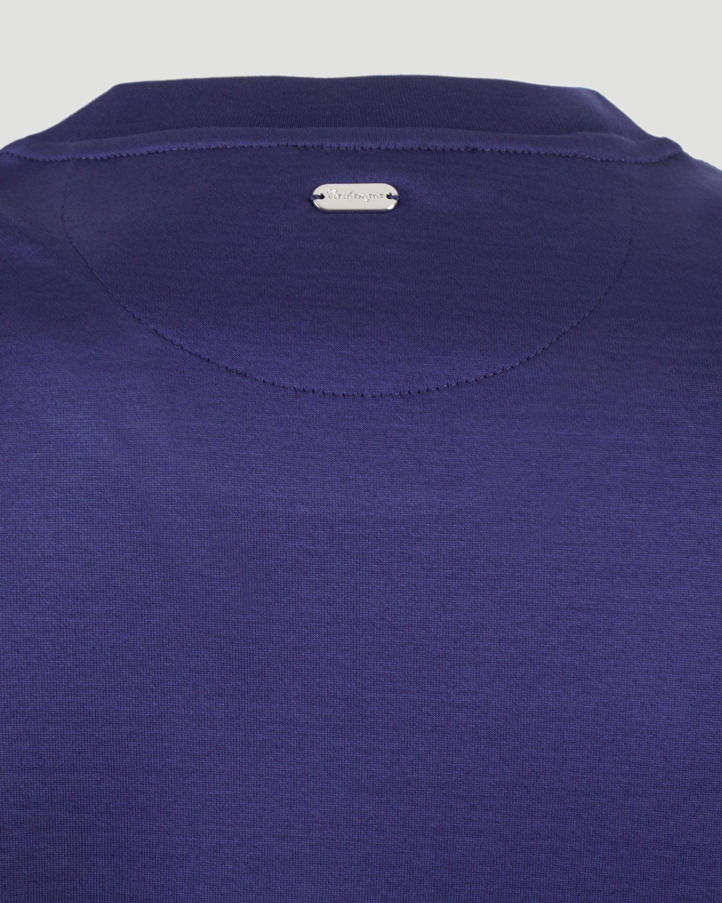 Cotton T-Shirt in Dark Blue