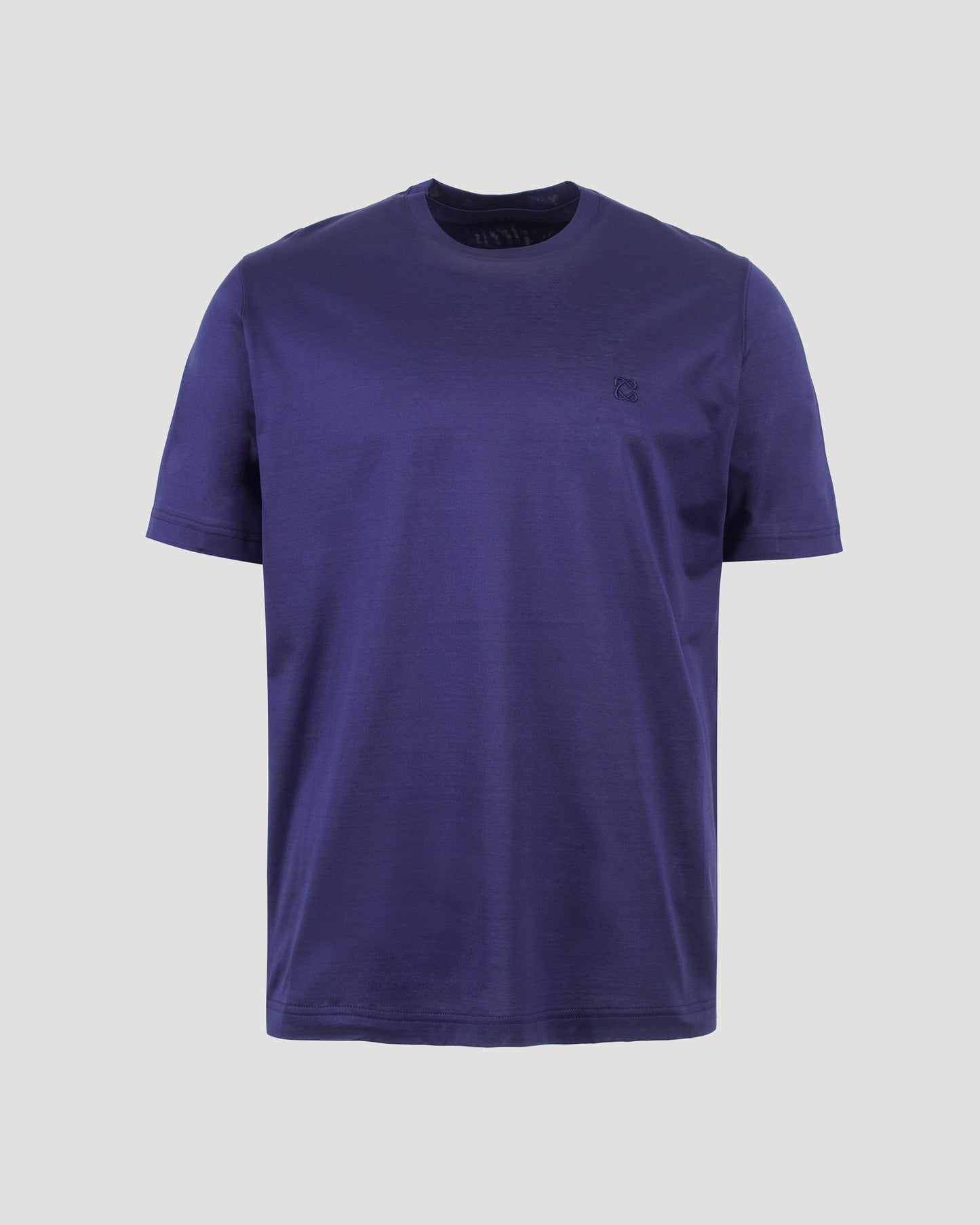 Cotton T-Shirt in Dark Blue