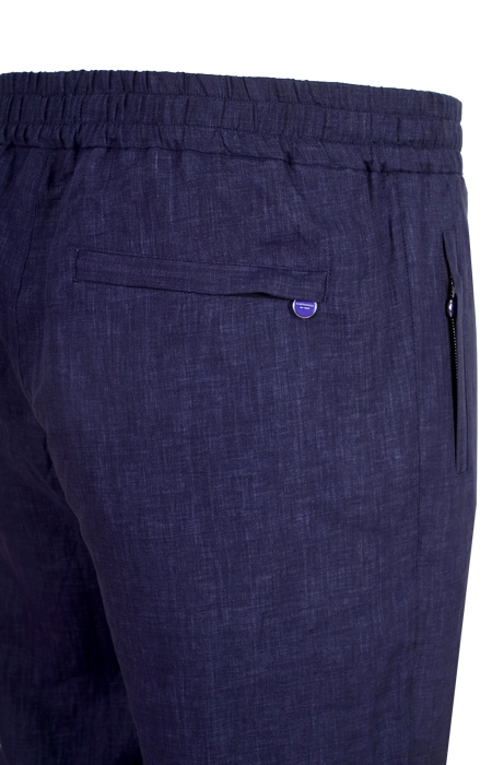 Linen Pants in Navy Blue