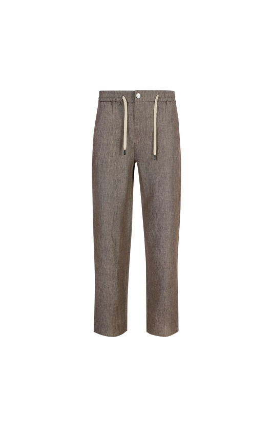 Linen Pants in Beige