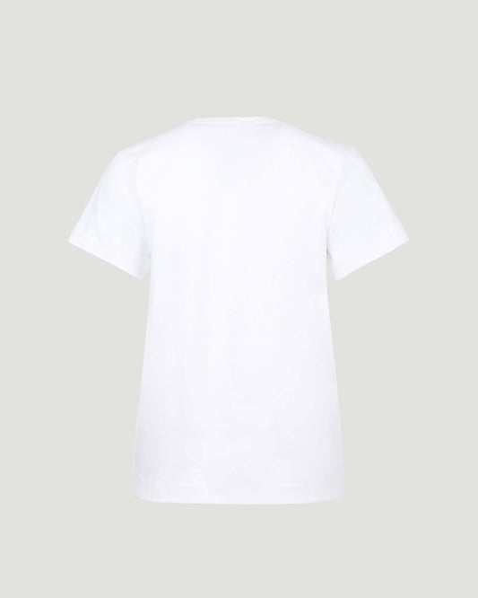 MULTI LOGO T-SHIRT IN WHITE