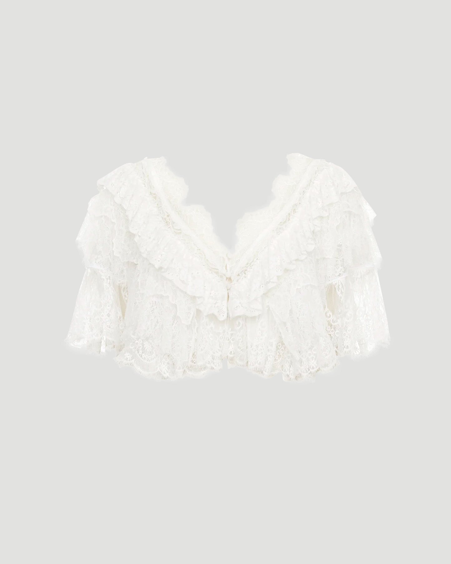 HERITAGE V-NECK LACE TOP