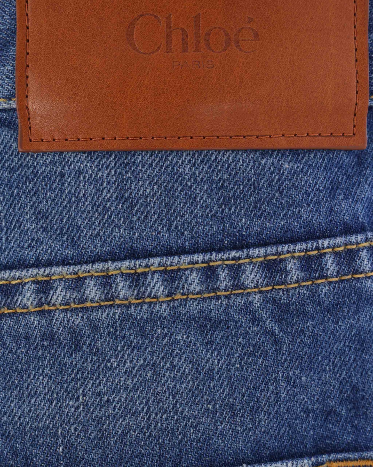 High-Rise Flare Jeans in Denim