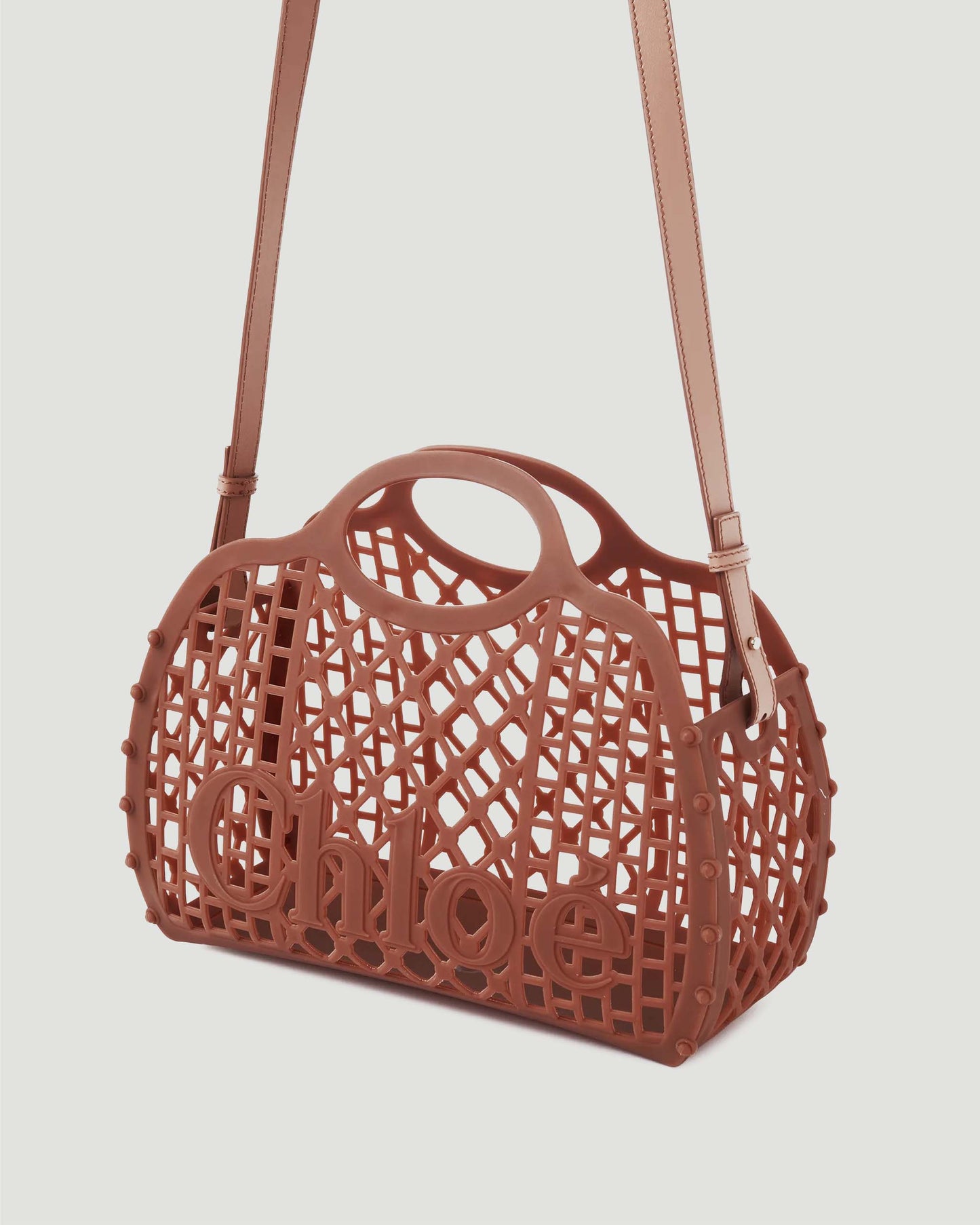 Chloé Cage Tote Bag in Jelly
