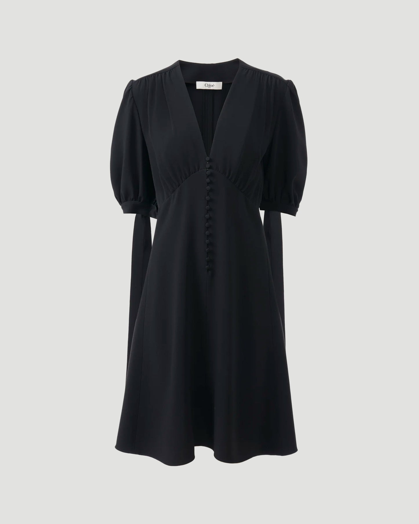 A-Line Dress in Crêpe