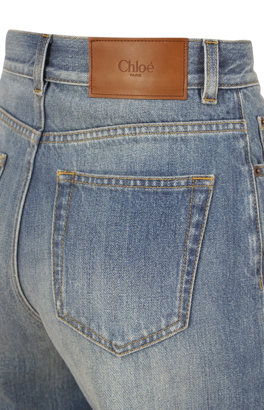 Wide-Leg Denim Jeans
