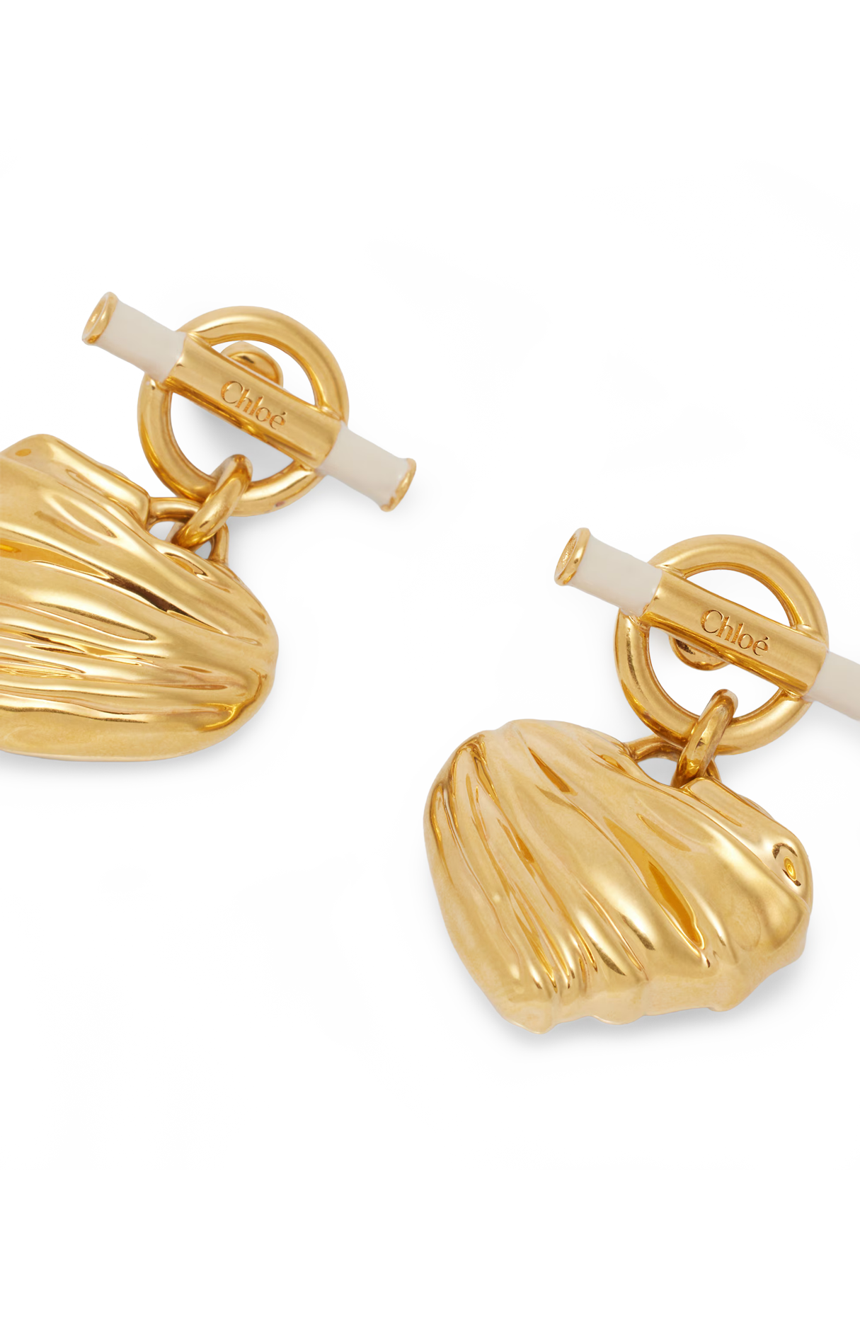 Gold Heart Earrings