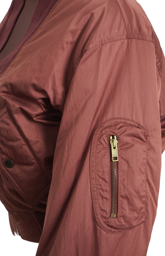 Bomber Jacket in Nylon
