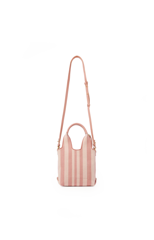 Mini Chloé Stripy Tote Bag in Jacquard