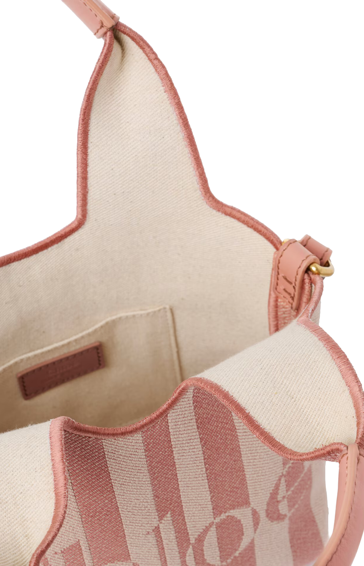 Mini Chloé Stripy Tote Bag in Jacquard
