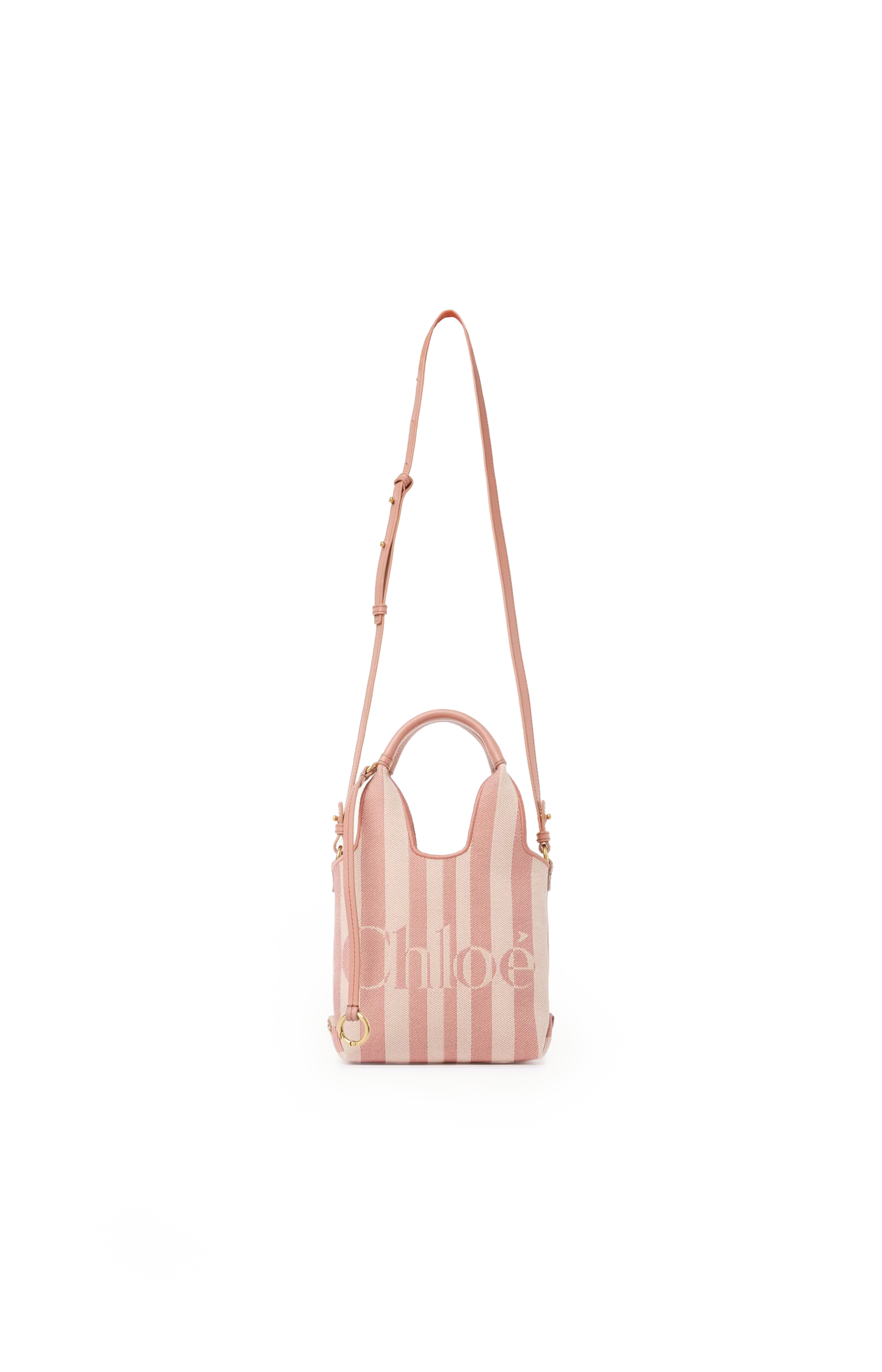 Mini Chloé Stripy Tote Bag in Jacquard