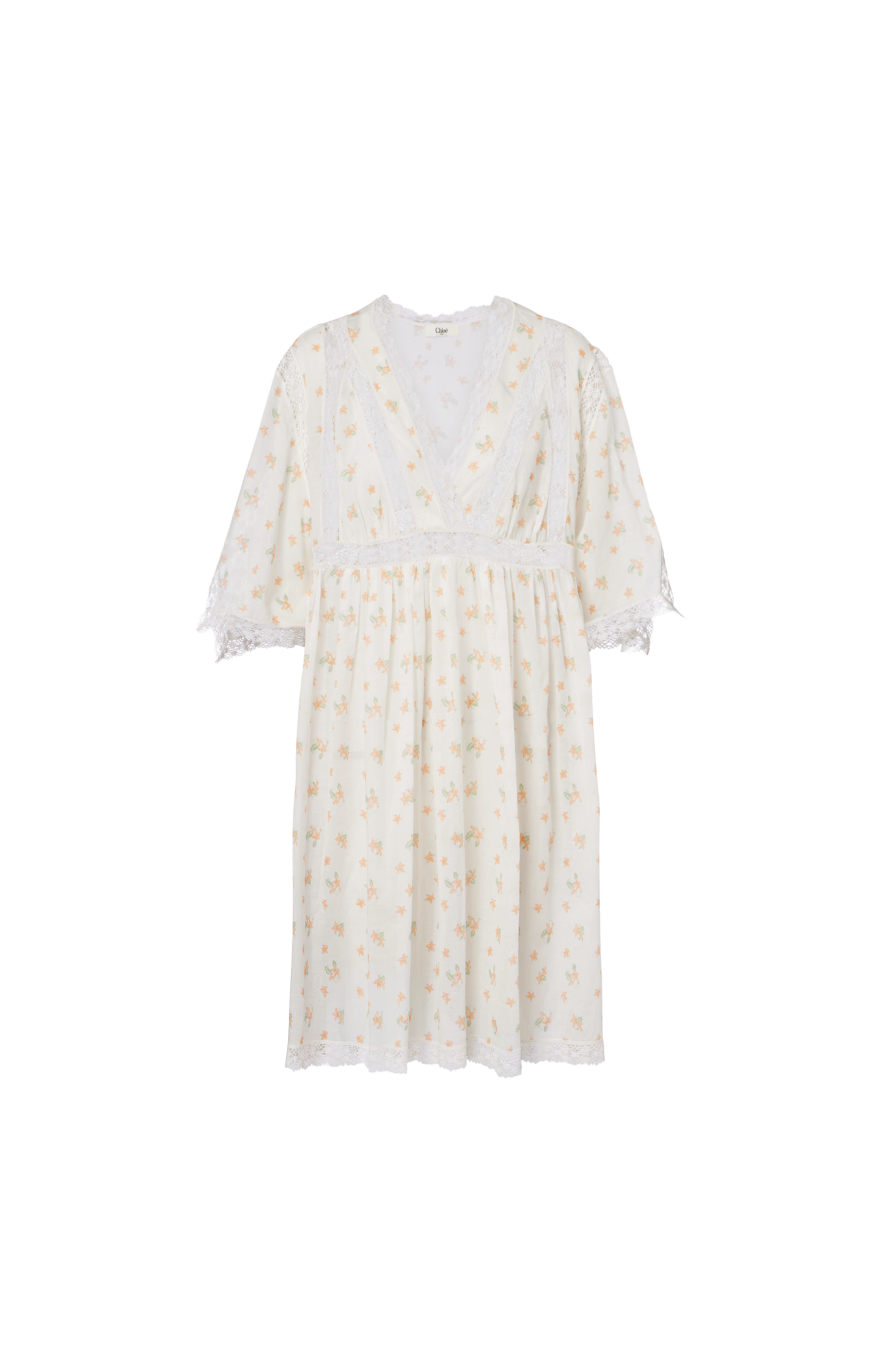 Floral Cotton Voile Minidress