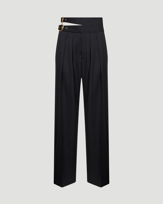 High-Rise Tailored Pants