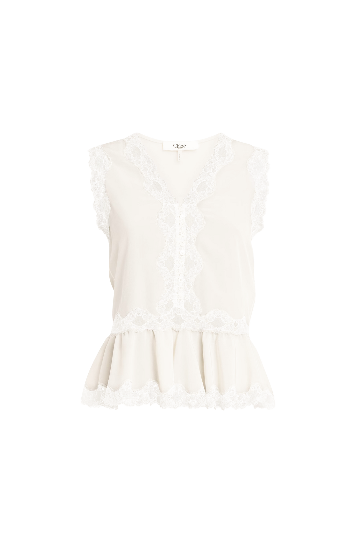 Sleeveless Peplum Top