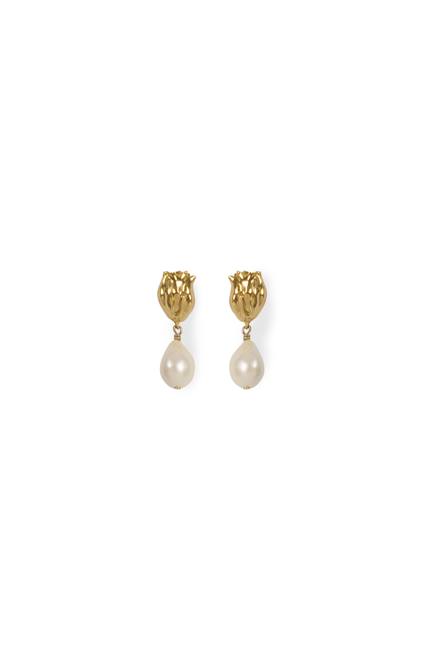 Pearl Earrings in Gold
