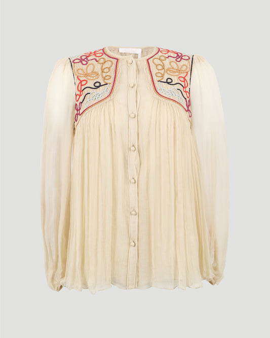 EMBROIDERED BLOUSE