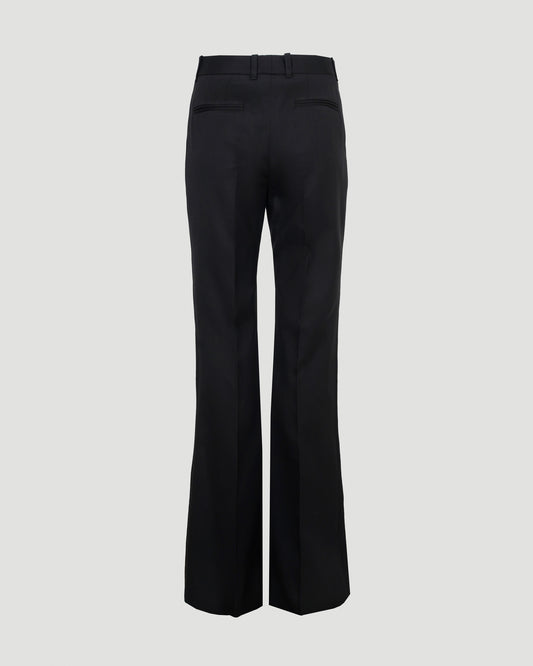 FLARED PANTS IN BLACK
