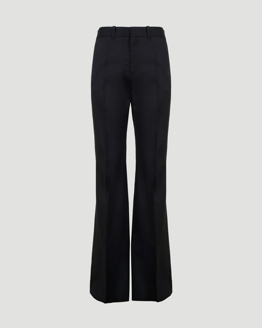 FLARED PANTS IN BLACK