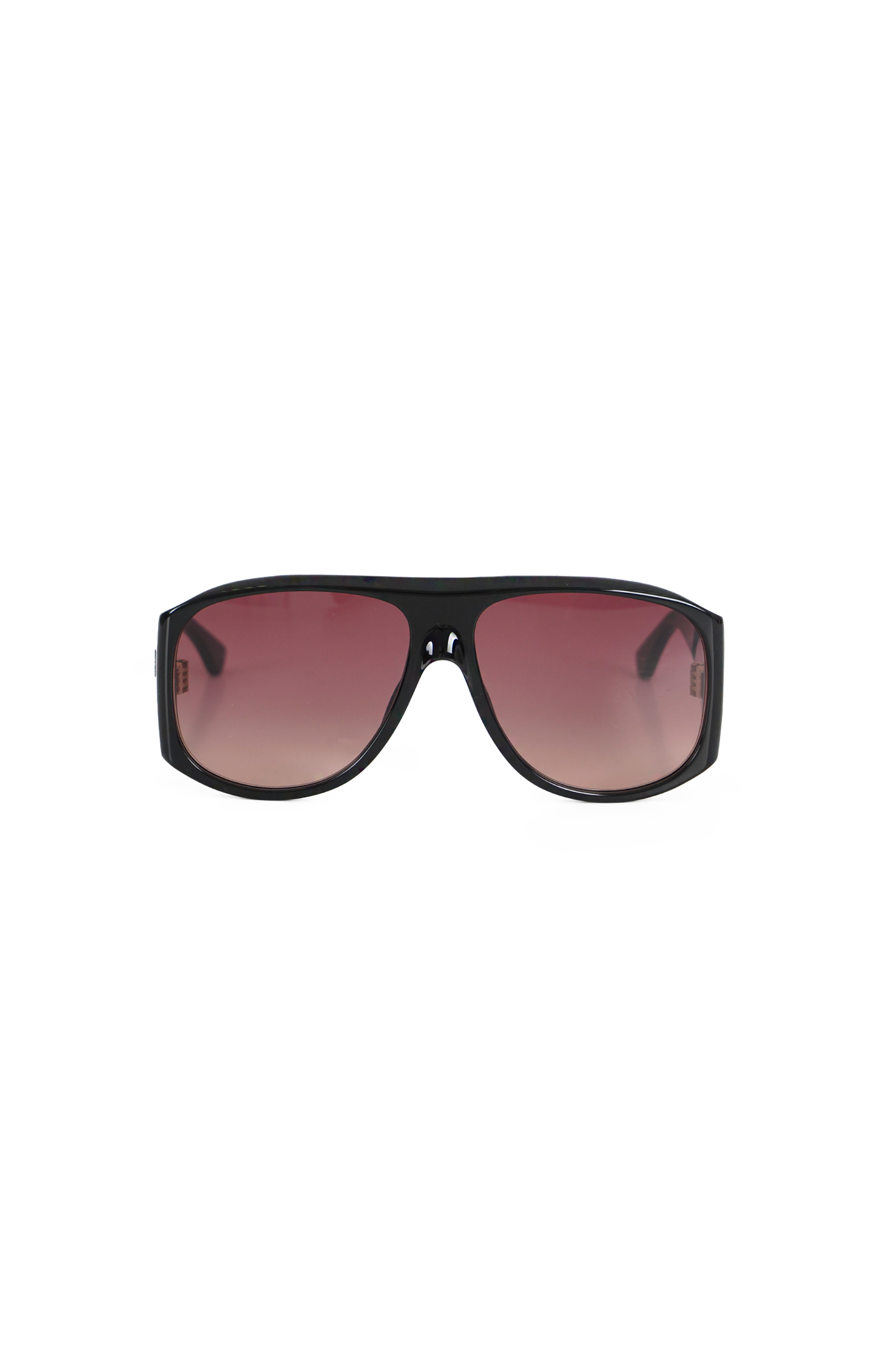 Oversized Gradient Sunglasses in Black