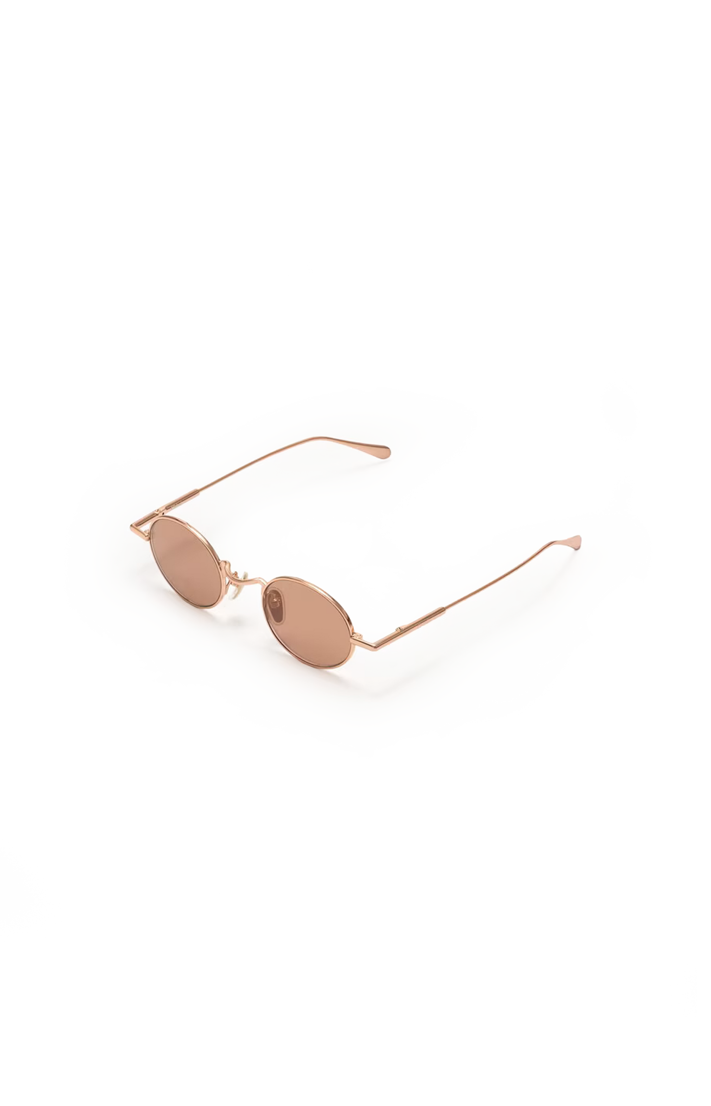 Round-Frame Sunglasses in Brown