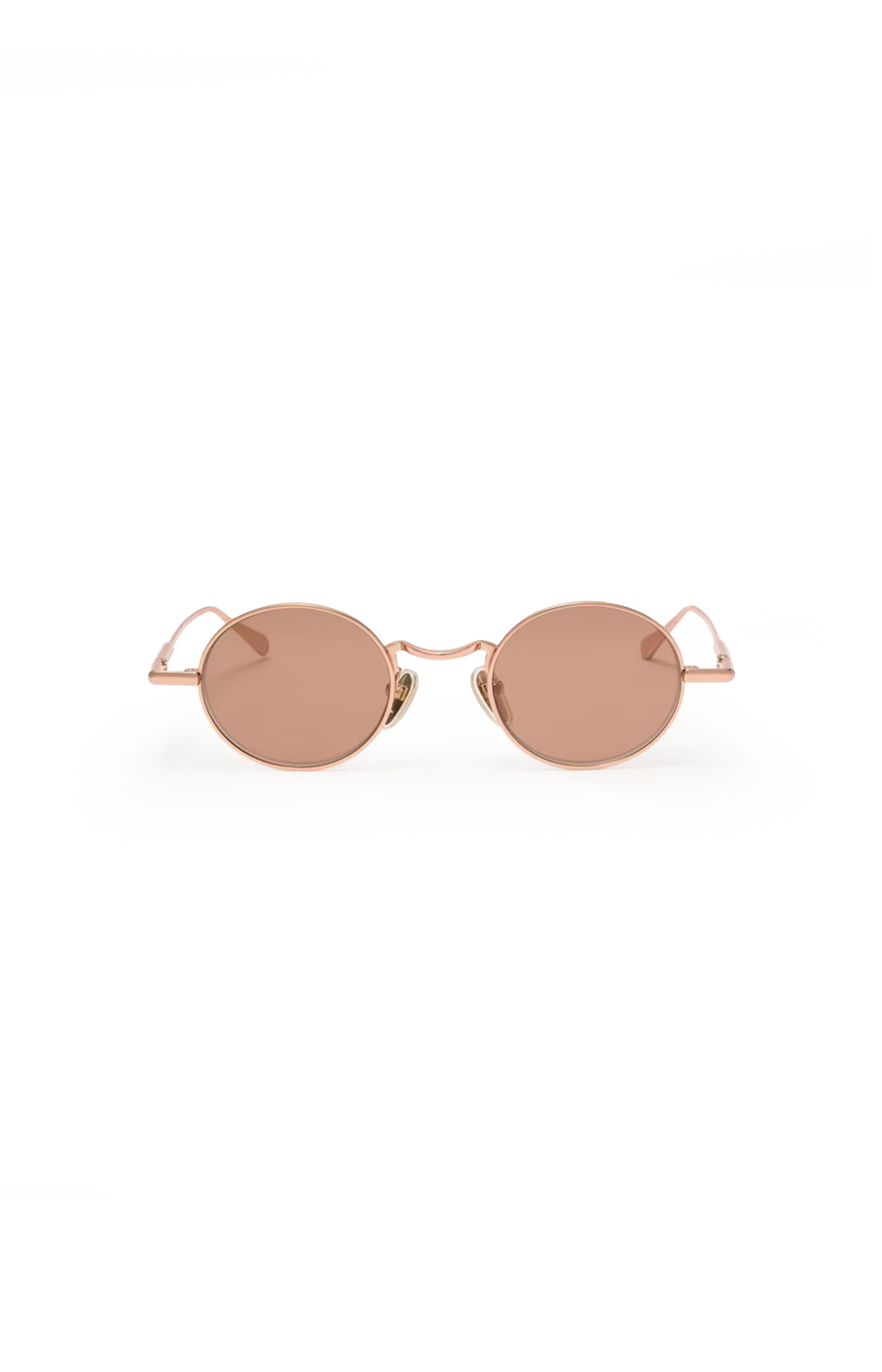 Round-Frame Sunglasses in Brown