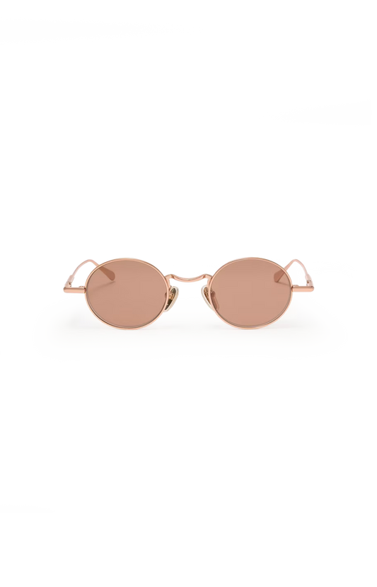 Chloé Round-Frame Sunglasses in Brown — front view