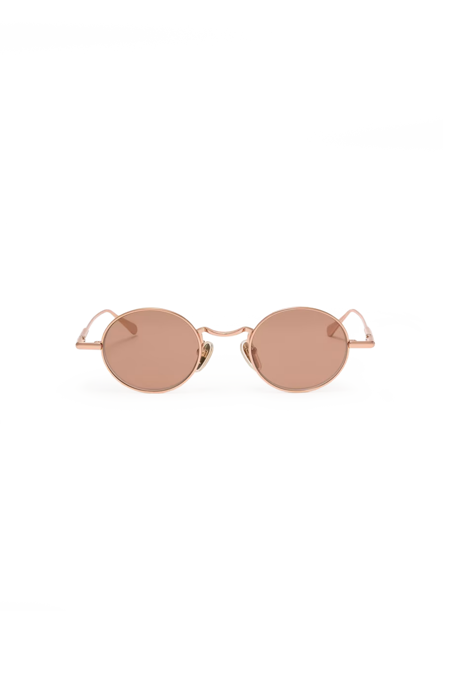 Chloé Round-Frame Sunglasses in Brown — front view