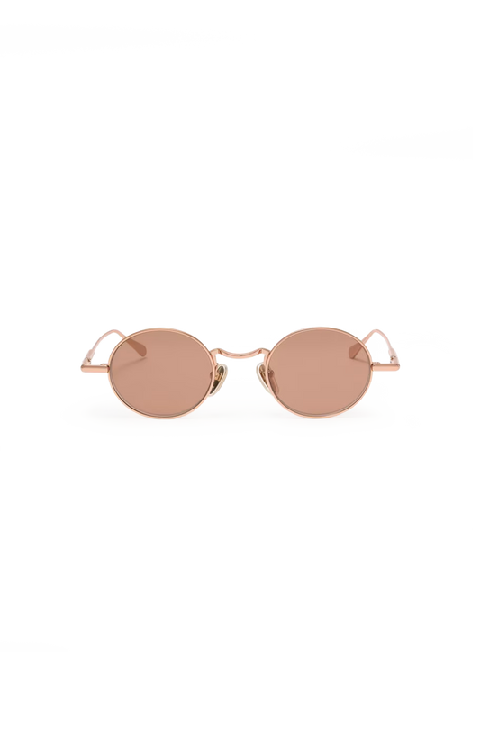 Round-Frame Sunglasses in Brown