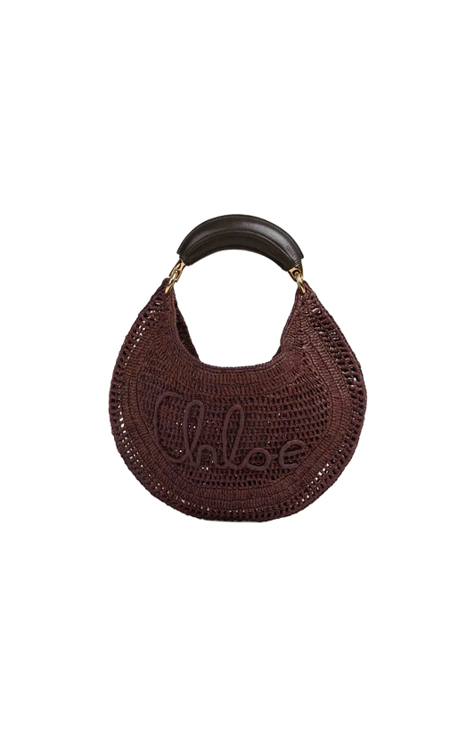 Summer Banana hobo bag in raffia