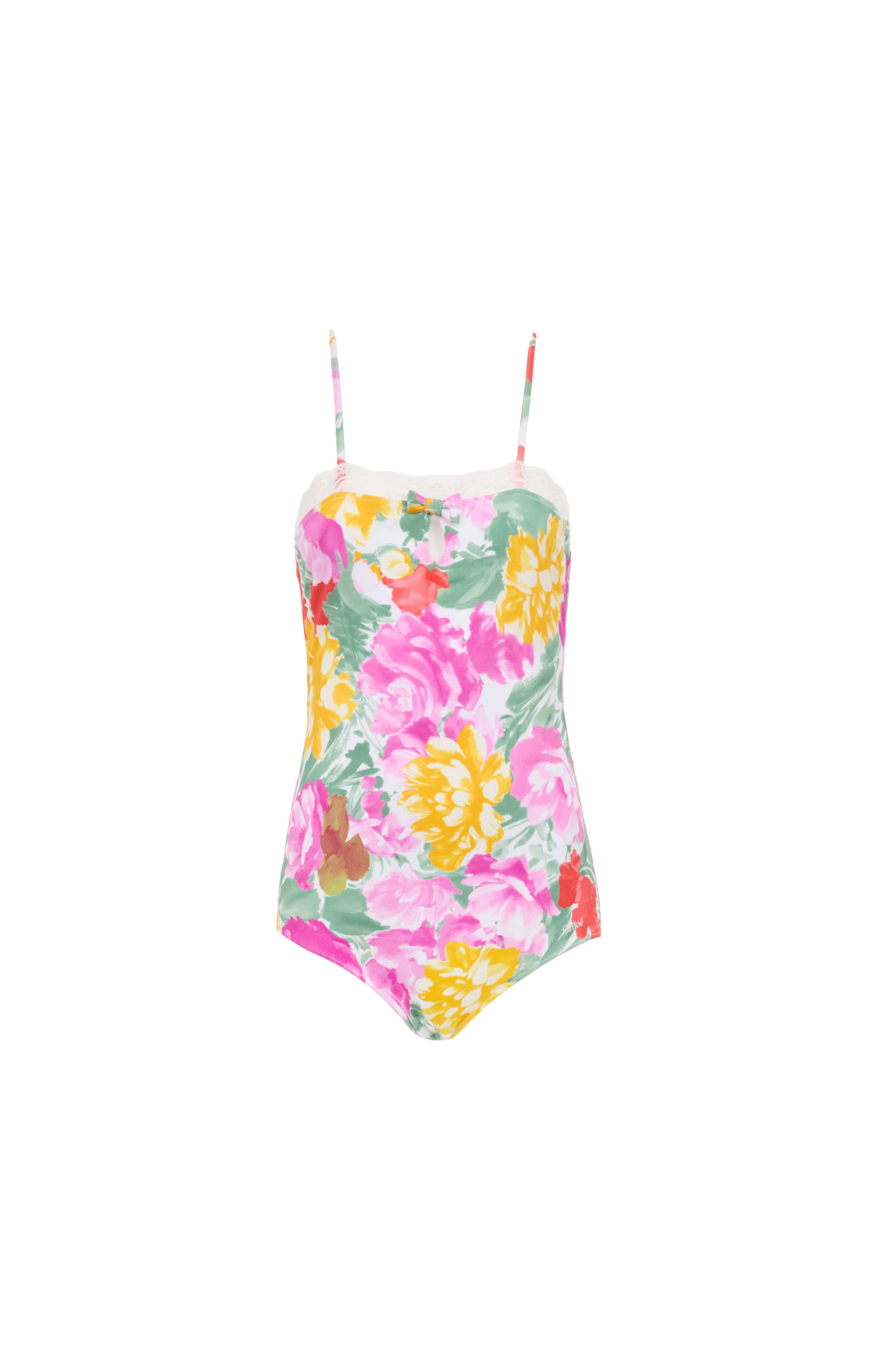 Garden-Print Swimsuit