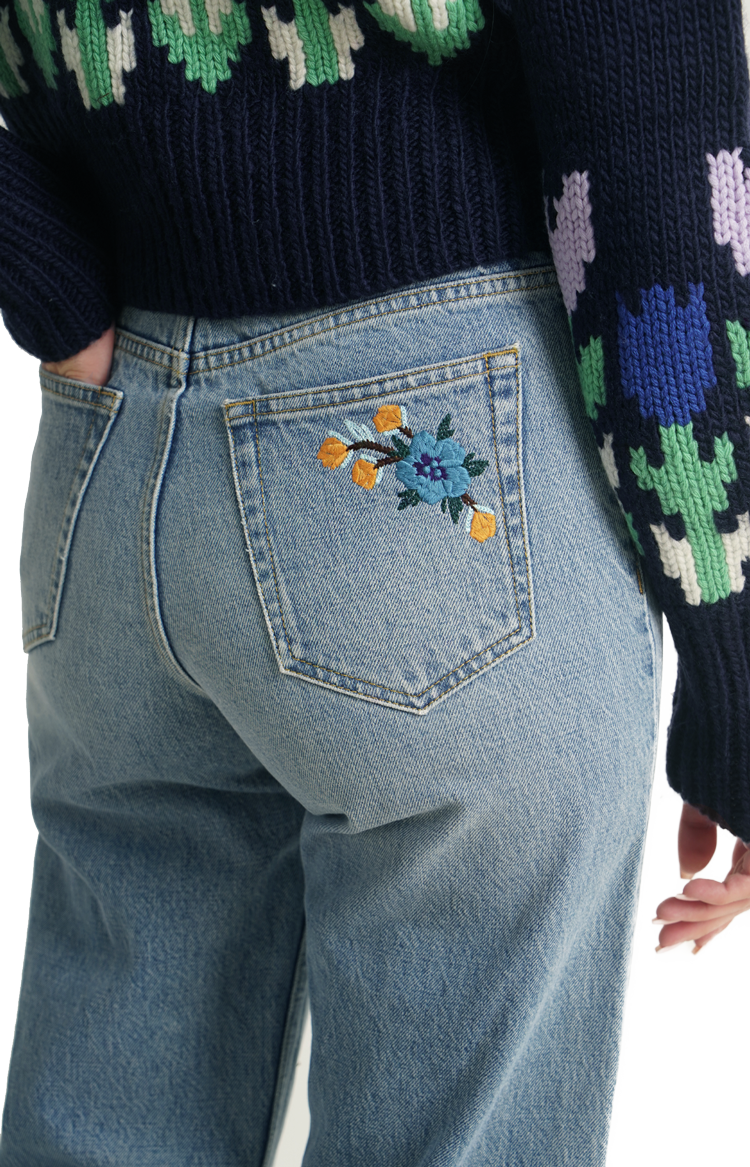Chloé Wide-Leg Jeans in Light Blue Denim — product photo 3