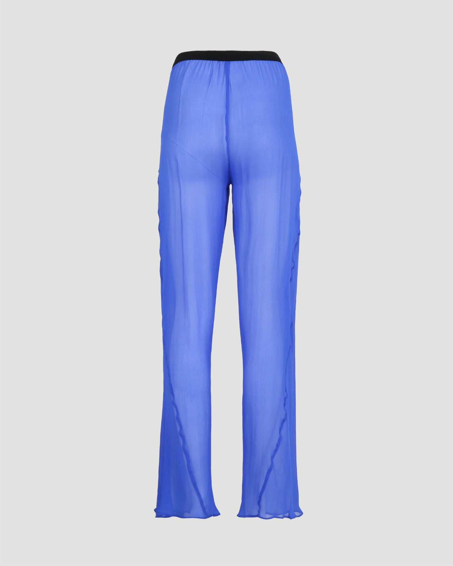SILK CHIFFON BIAS TROUSER