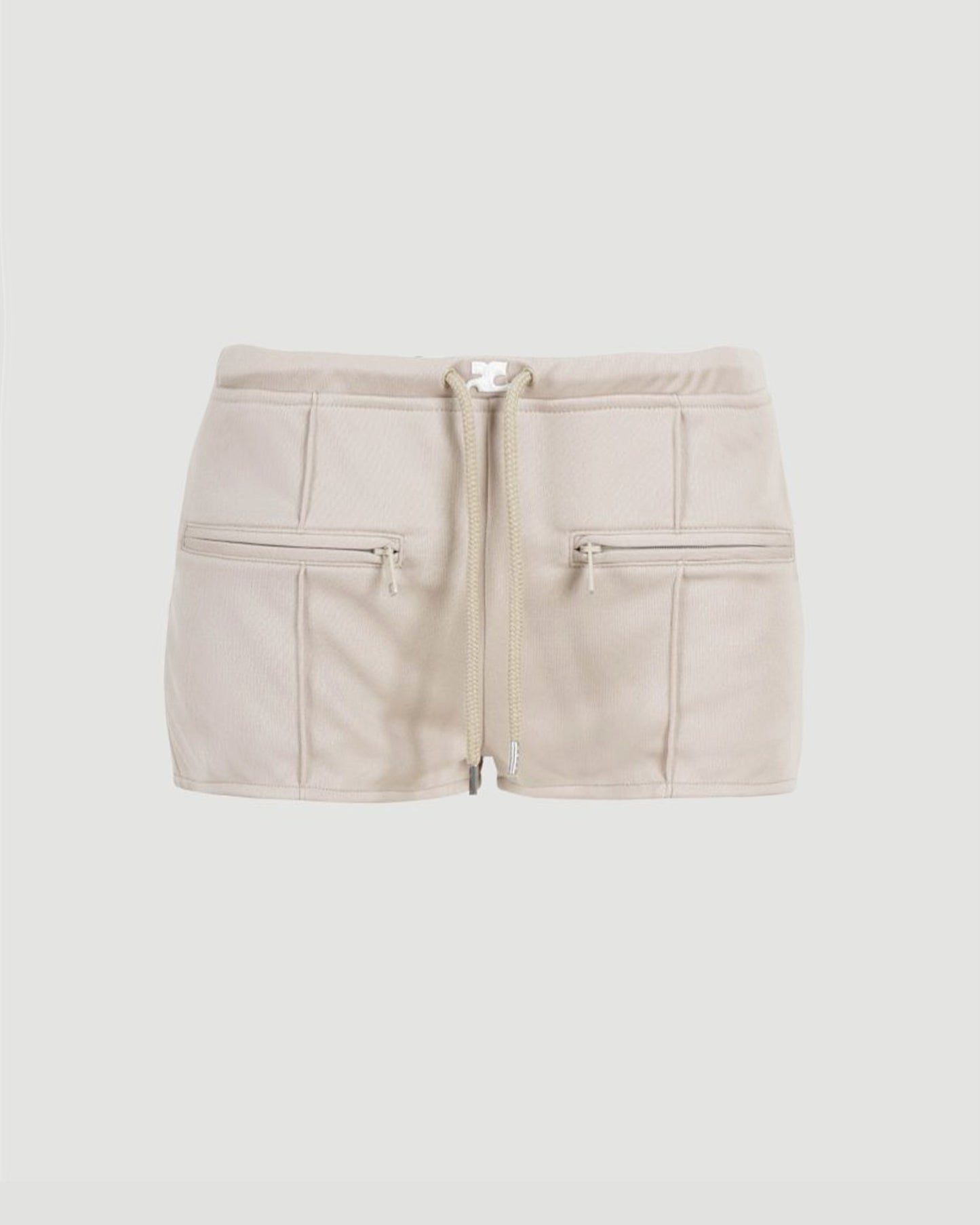 INTERLOCK TRACKSUIT MINI SHORTS
