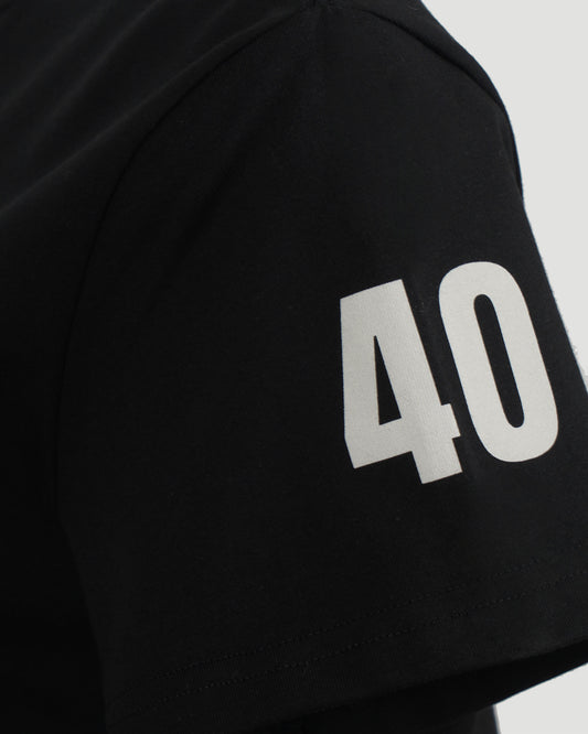 LOGO PRINT T-SHIRT IN BLACK