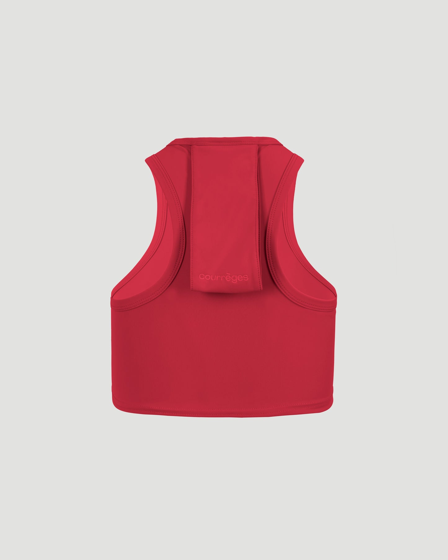 Scuba Bra Top in Ruby