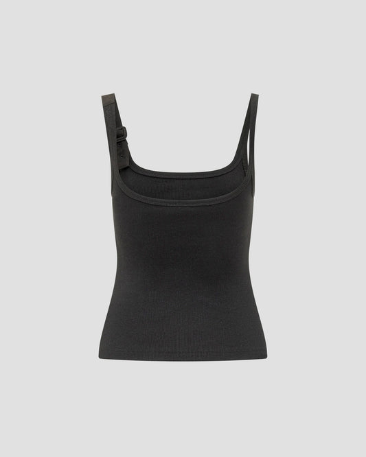 Buckle 90s Rib Tank Top