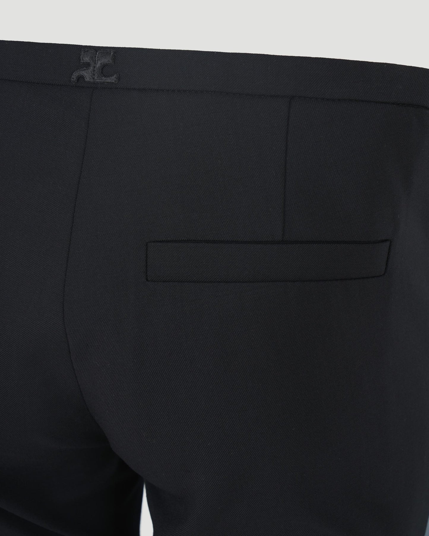 WOOL TAILORED TUBE PANTS