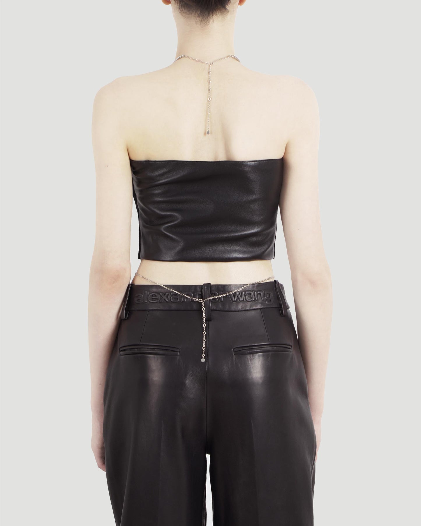 Leather top