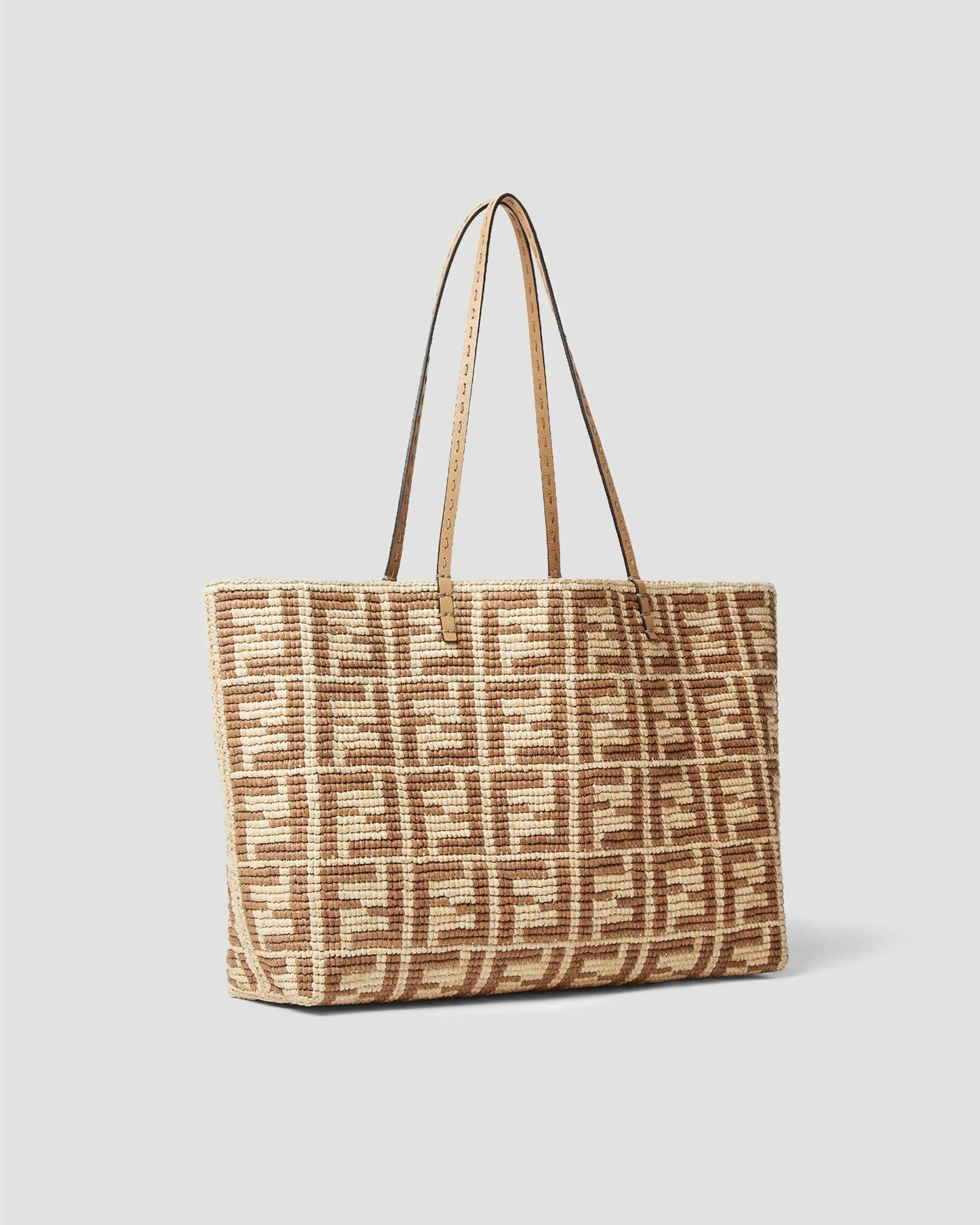 Roll Large Raffia Crochet Shopper