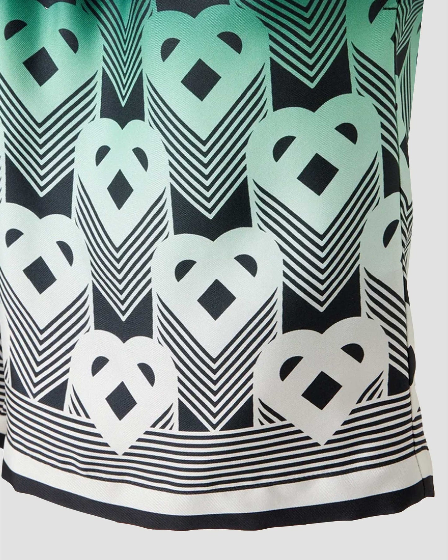 Gradient Monogram Silk Shorts