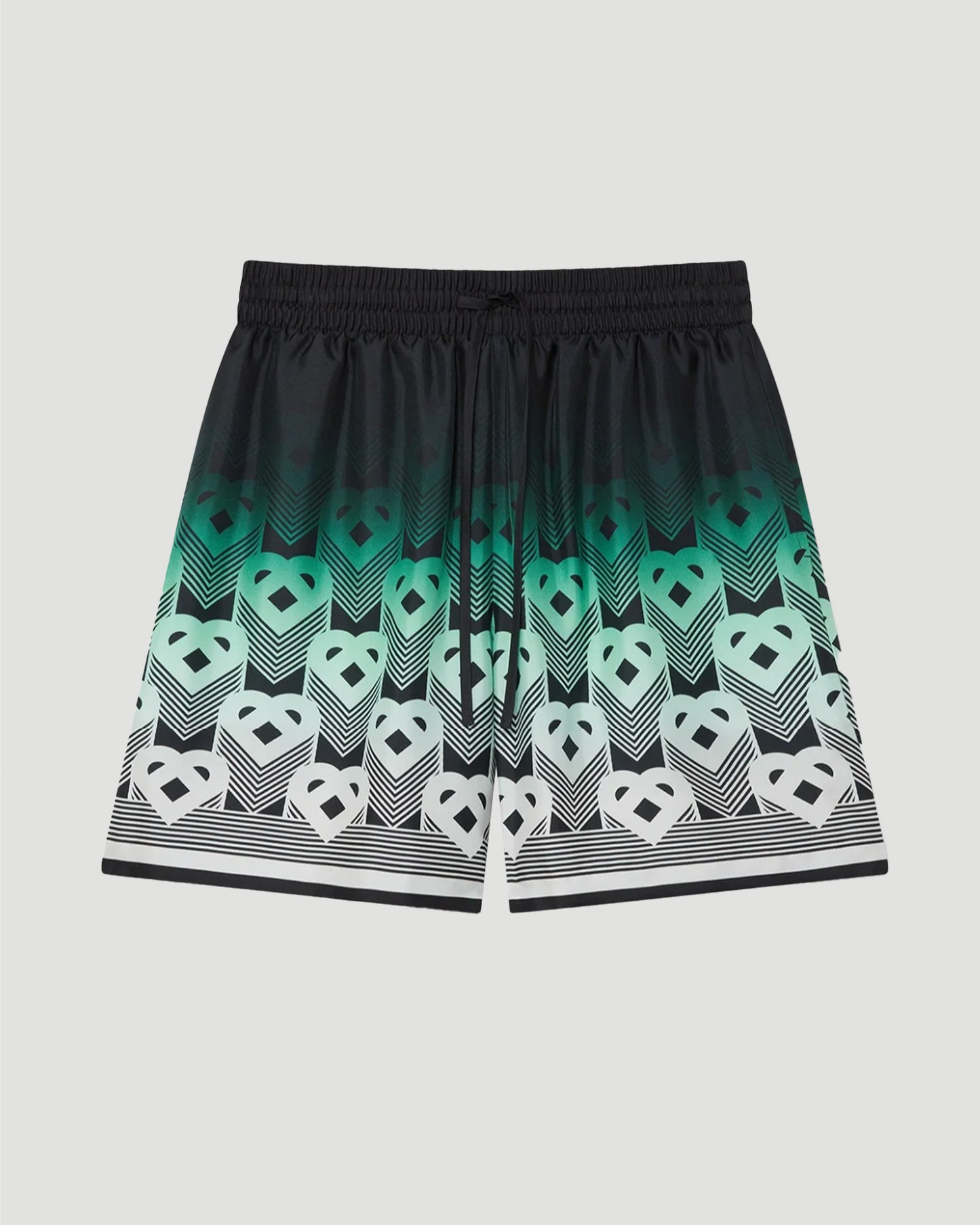 Gradient Monogram Silk Shorts