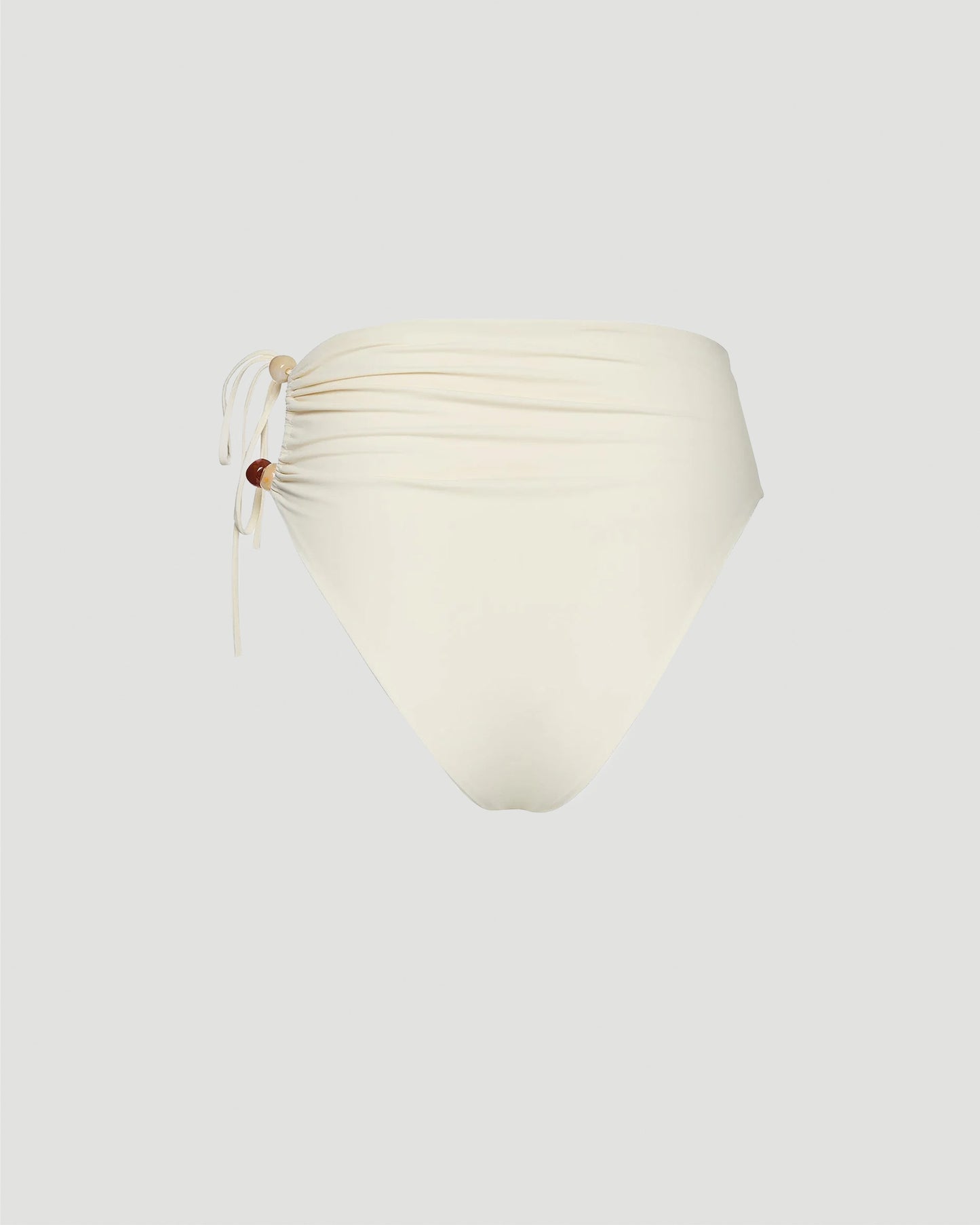 High-Waist Swim Bottom with Ring Detail