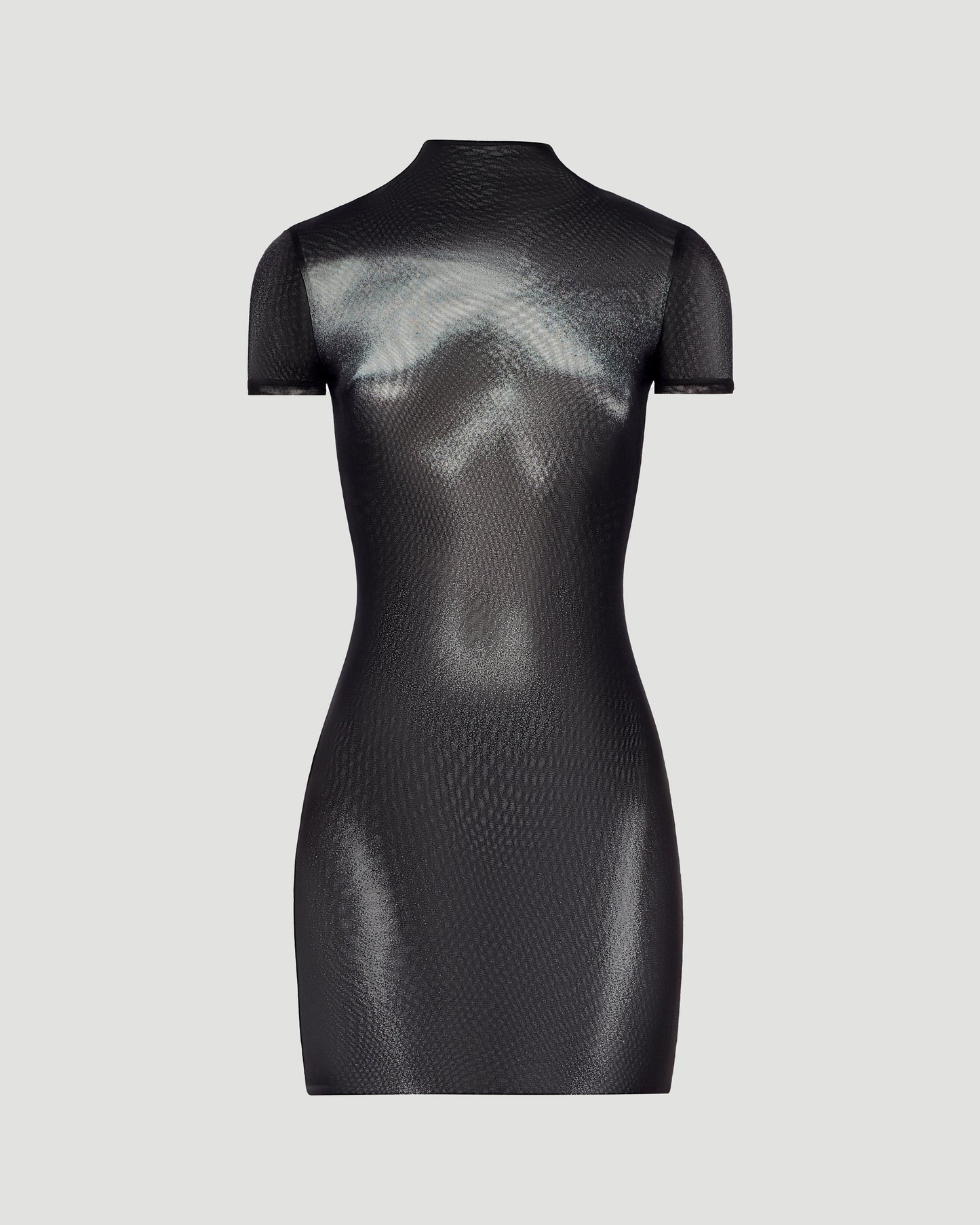 The Short Silver Body Dust Dress