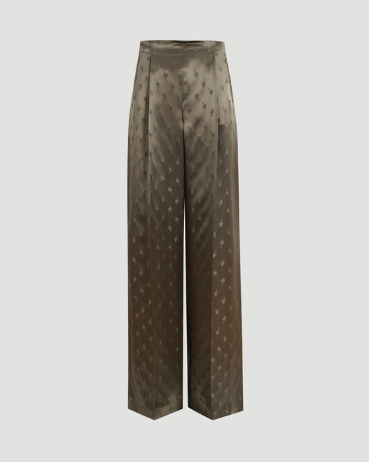 Cedar Pants in Jacquard Silk