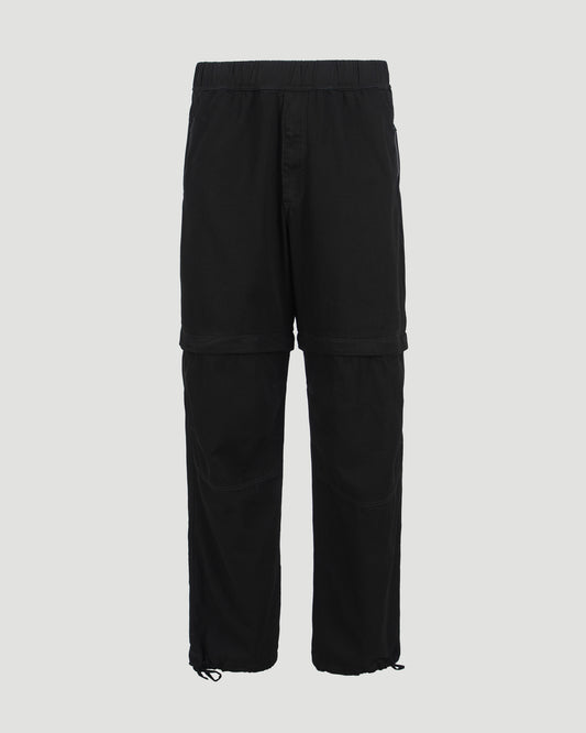 Two in one detachable zip off pants in light denim