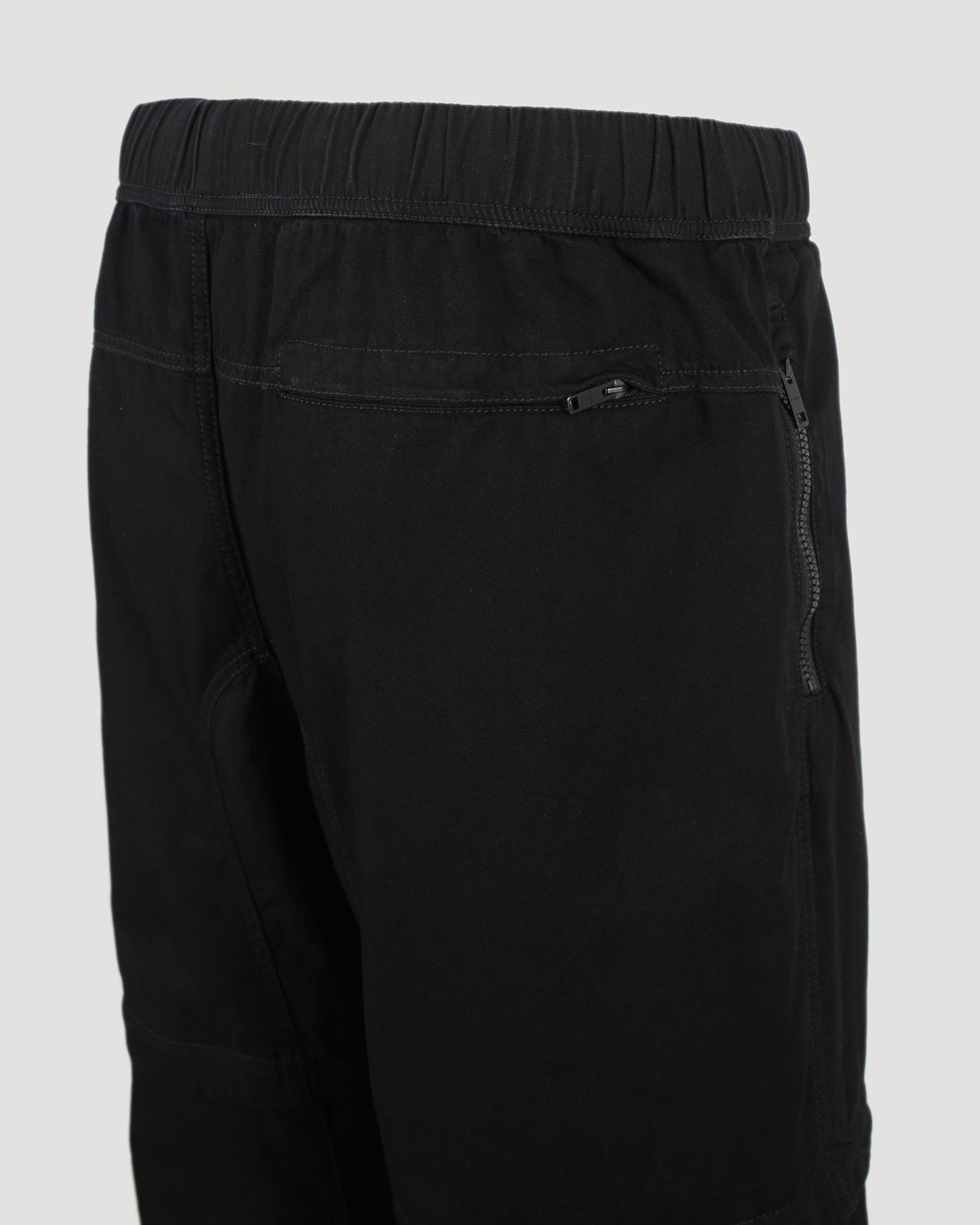 Two in one detachable zip off pants in light denim