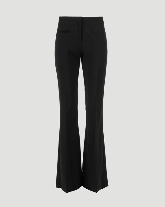 TAILORED BOOTCUT PANTS IN BLACK
