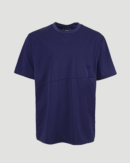Vented Tee in Dark Blue